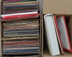 Lot d'environ 200 disques vinyles 33 tours comprenant: -rock the...