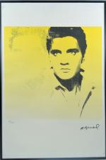 Andy Warhol (1928-1987) d'après -
Elvis Presley (1935 - 1977) 
Sérigraphie...