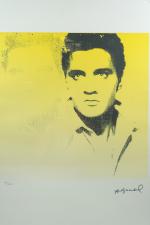 Andy Warhol (1928-1987) d'après -
Elvis Presley (1935 - 1977) 
Sérigraphie...
