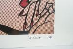 Roy Lichtenstein (1923 - 1997) d'après -
Crying Girl -
Sérigraphie en...