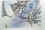 Roy Lichtenstein (1923 - 1997) d'après -
Seductive girl -
Sérigraphie en...