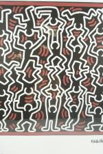 Keith Haring (1958 - 1990) d'après -
Les acrobates -
Sérigraphie originale,...