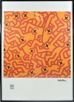Keith Haring (1958 - 1990) d'après -
Sans titre -
Sérigraphie originale,...