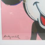 Andy Warhol (1928 - 1987)  d'après -
Mickey - 
Sérigraphie en couleurs...