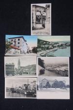CROATIE - 7 cartes postales et cartes photos Abbazia, Split...