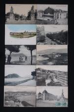 ESPAGNE - 38 cartes postales : Alicante, Barcelona, Bilbao, Burgos,...