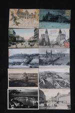 HONGRIE - 64 cartes postales de Budapest. Quelques animations.