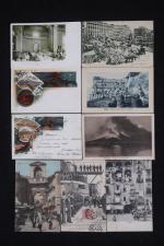 ITALIE - 9 cartes postales de Naples. Belles animations