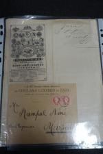 LETTRE ancienne d'AUTRICHE, affranchie d'une paire de timbres n°34 d'Autriche,...