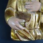 France, époque XIX's : Saint Apôtre, figure d'applique en haut-relief...