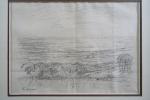 FRELAUT Jean (1879-1954) : Golfe du Morbihan. Crayon signé, 19...