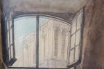 HEYMAN Charles (1881-1915) : Paris, fenêtre sur les tours de...