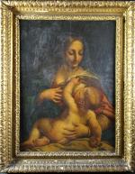 Entourage de Carlo MARATTA, école romaine du XVIII's : Vierge...